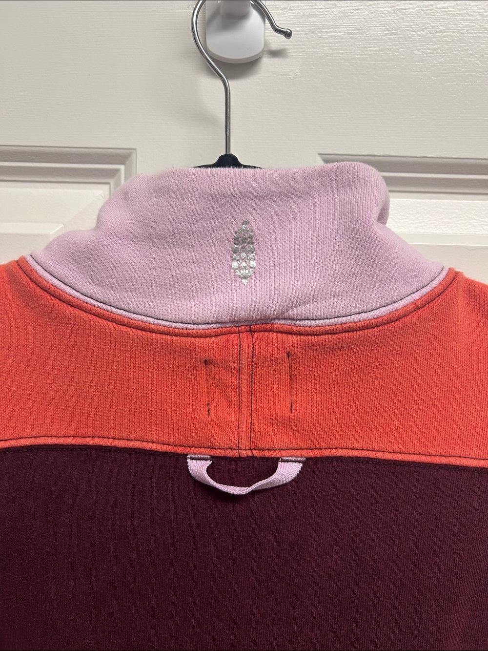 FP Movement Colorblock Quarter-Zip Pullover Sweatshirt - Sz XS - Picture 4 of 5